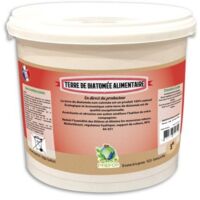 Terre de diatomée alimentaire 10L – Granulométrie fine 20 microns – Utilisation pour poules et animaux – Biodégradable et sans danger – Prefor