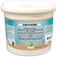 Blanc de Meudon 10L – Nettoyage écologique pour surfaces fragiles – Abrasif doux pour inox, marbre, verre – 100% naturel, Made in France – Prefor