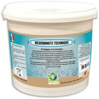 Prefor – Bicarbonate de soude technique 10kg – Seau 10L – Nettoyant multi-usage pour désodoriser et assouplir le linge – Composition pure 99%