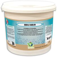 Argile kaolin surfine 10L – 100% naturelle – Riche en minéraux – Pour mélanges et soins de la peau – Prefor