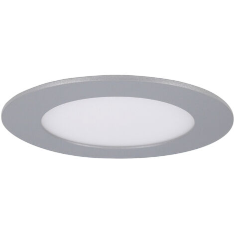 Easy round downlight redondo con luz led en color blanco neutro 4000k Ø 120mm en color gris (1/2)