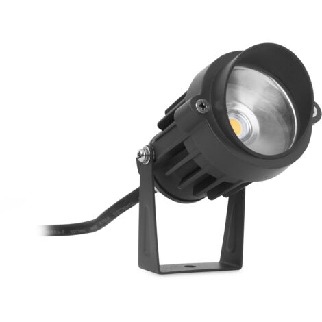 Proyector exterior con luz led en blanco neutro 4000K en color negro (1/3)