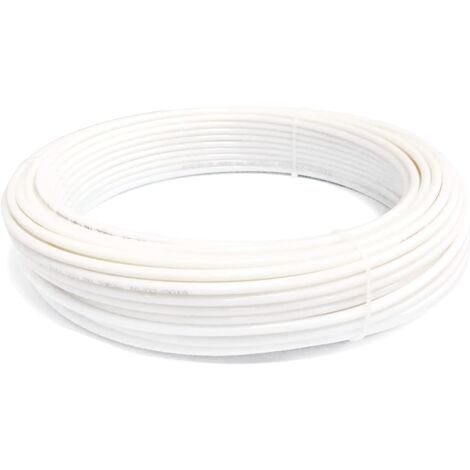 SUPERFOG - Rotolo di 50 metri di tubo in poliammide. Misura 1/4". Alta resistenza. Pressione di rottura 140 Bar. Colore bianco. (1/2)