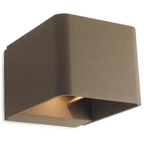 Leds-C4 Wilson - Applique LED Up Down da esterno Marrone 855lm 3000K IP65 (1/3)