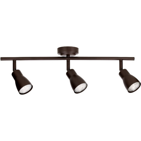 Proiettore Ip20 Safran Triplex Gu10 8W Marrone 1649Lm (1/5)