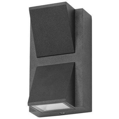 Aplique Ip54 Loyd Double Emission Led 4,1W 3000K Negro 155Lm