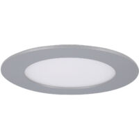 Easy round downlight redondo con luz led en color blanco neutro 4000k Ø 120mm en color gris