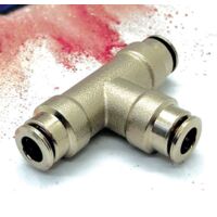 SUPERFOG - SF1002-5 T automatici a bocche uguali per tubo di nebulizzazione da 1/4" di diametro, 5 unità
