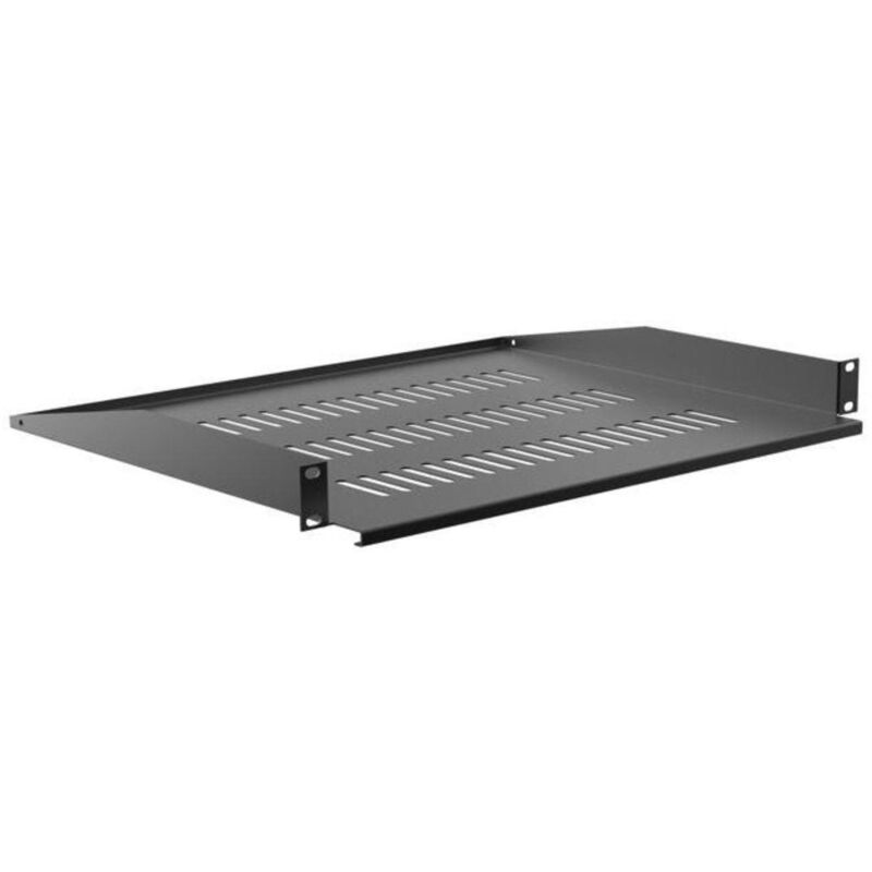 Étagère Fixe 19 Pouces 1U – Profondeur 545 Mm, Acier, Charge 50 Kg – Pour Baie/armoire Rack Informatique, Montage 4 Points