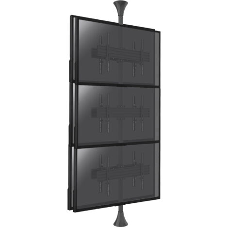Support sol-plafond pour 6 écrans TV back to back 32'' - 75'' (1/3)