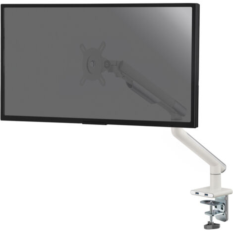 Support de bureau Full Motion pour écran PC 17"-32" avec USB, Blanc (1/3)