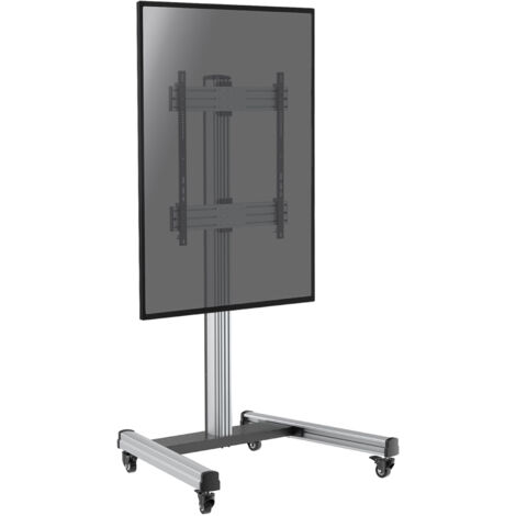 Support sur roulettes pour écran TV 60''-100'' - Mode portrait (1/3)