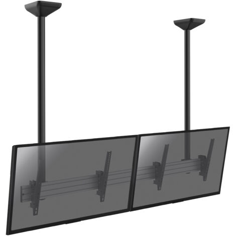 Support plafond menu board 2 écrans 45''-55'' - Hauteur 150cm (1/3)
