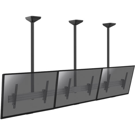 Support plafond menu board 3 écrans 50''-55'' - Hauteur 150cm (1/3)