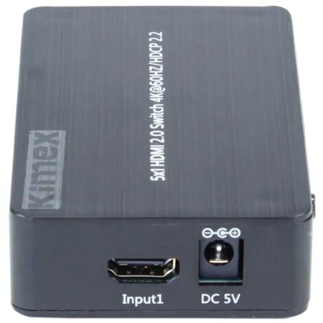 Switcher 5 entrées- 1 sortie, HDMI2.0 HDCP2.2, 4K60HZ