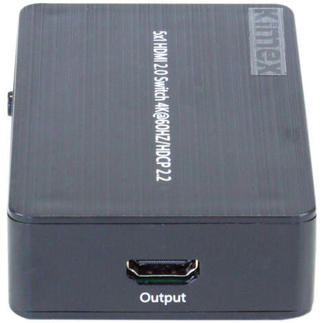 Switcher 5 entrées- 1 sortie, HDMI2.0 HDCP2.2, 4K60HZ