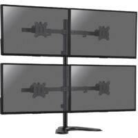 Support de bureau pour 4 écrans moniteurs PC 17"- 32"