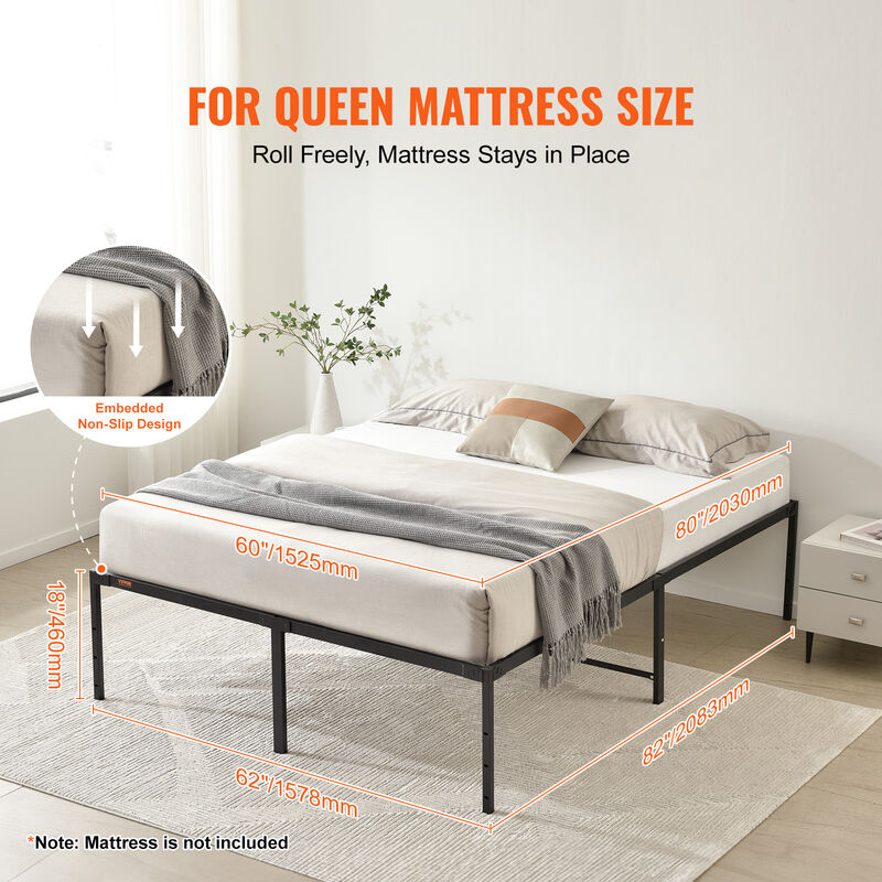 18 inch metal bed frame hotsell