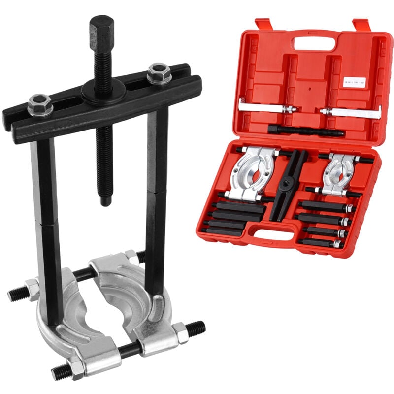 VEVOR 14 Piece Bearing Puller Set 5 Ton Bearing Separator Pinion Wheel Bearing Removal Kit with 2 and 3 Jaws Wheel Hub Axle Puller Set Heavy Duty Bearing Splitter Tool Kit with Case