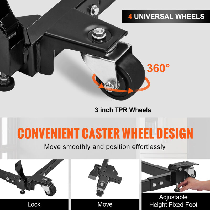 Mobile Base VEVOR – 1500 Lbs Capacity, Adjustable From 18x24