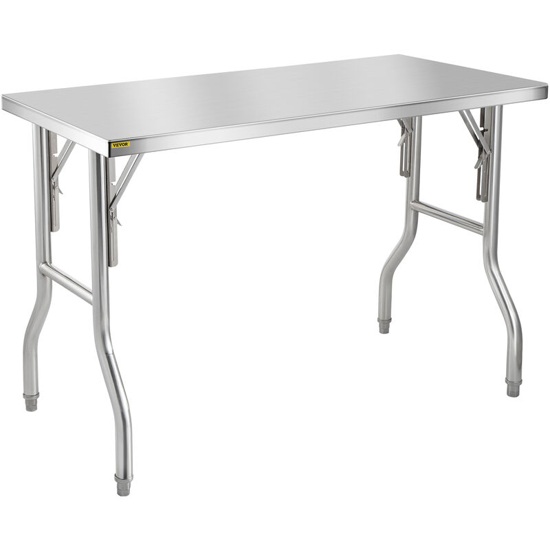 Stainless steel deals trestle table