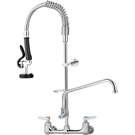 VEVOR Commercial Faucet with Sprayer, 8