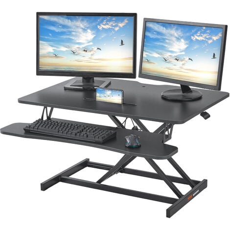 Work from home standing deals desk converter