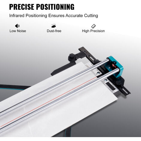 Mophorn Manual Tile Cutter 1200mm Porcelain Ceramic Cutter with Tungsten Carbide Wheel Infrared Positioning