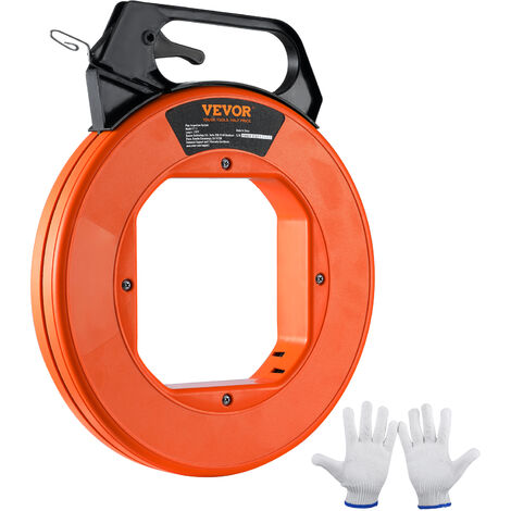 Wire Pulling Tools VEVOR 100 Ft 3/16-inch Fiberglass Wire Puller