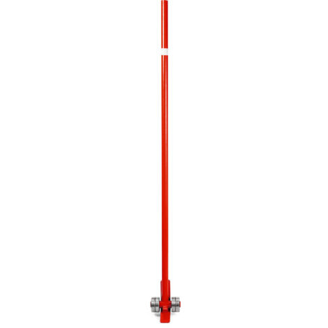 Mophorn 3T Pry Lever Bar, 6600 Lbs Capacity, Heavy Duty Steel, 5FT Length Handle with Wheels