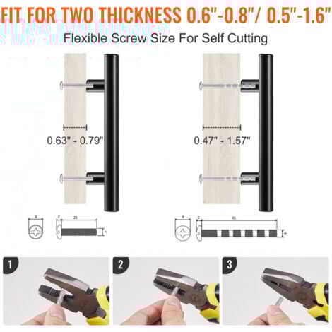 Mophorn 30 Pack Cabinet Pulls, 3in / 76mm Center to Center Slim Kitchen Drawer Handles, Stainless Steel Modern Cupboard Door Handles for Kitchen, Bathroom, Bar, Matte Black