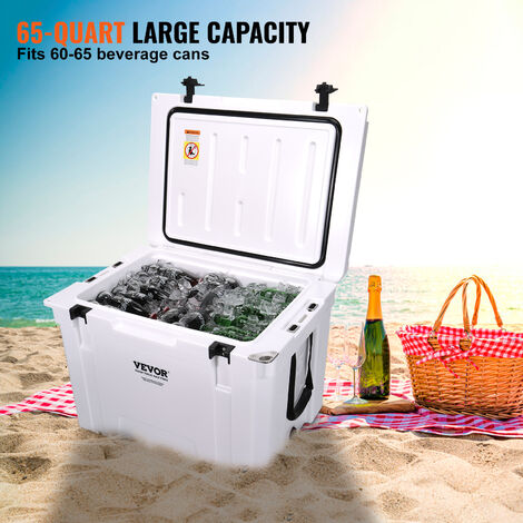 60 Qt Hard Cooler Insulated Portable Ice Chest Box Beach Beverage Camping  Picnic