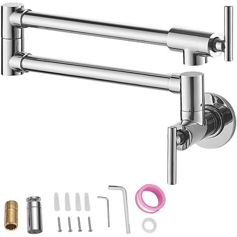 Chrome Douche Muslim Shower Lever Stop Cock Tap Valve A