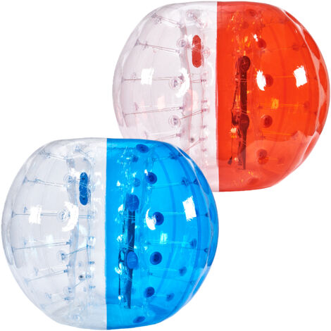 VEVOR Inflatable Bumper Balls 2 Pack 5FT 1.5M Body Sumo Zorb Balls for Teen Adult 0.8mm Thick PVC Human Hamster Bubble Balls for Outdoor Team Gaming Play Bumper Bopper Toys for Garden Yard