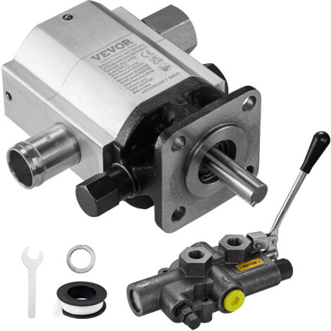 VEVOR Hydraulic Wood Log Splitter Pump Kit, 16 GPM, 2 Stage 4000 PSI ...