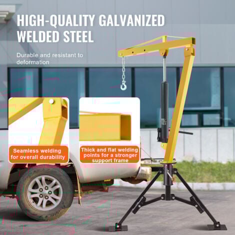 Hydaulic Pickup Tuck Cane 1000 Lbs. Capacity 360° Swivel