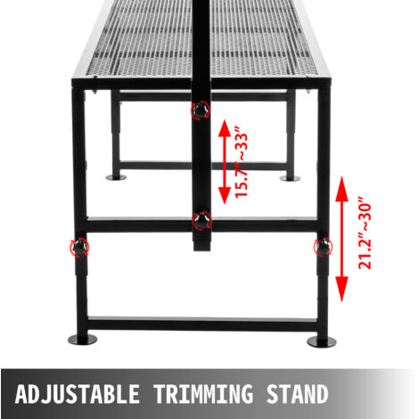 VEVOR Livestock Stand 51x23 inches, Trimming Stand with Straight Head Piece, Goat Trimming Stand Metal Frame Sheep Shearing Stand Livestock Trimming Stands