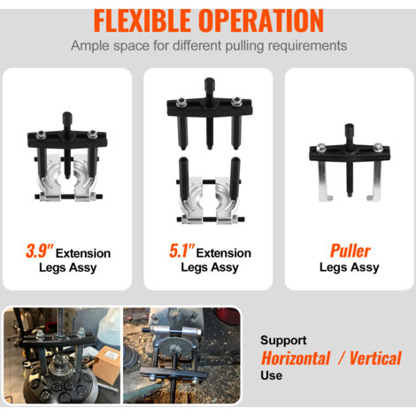 BEARING SPLITTER GEAR PULLER FLY WHEEL SEPARATOR SET 30-75MM - SATRA