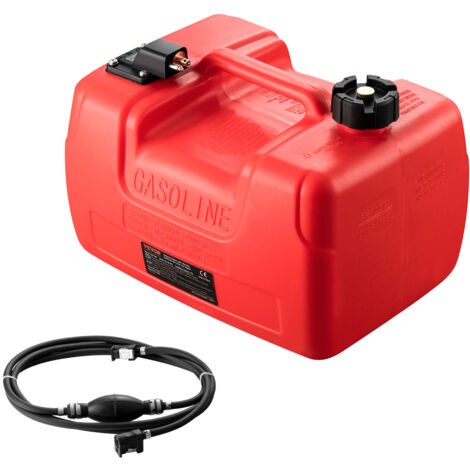 3.2 Gal Marine Fuel Tank 3.2 Gallon Portable Marine Fuel Tank - Polyethylene Outboard Engine Gas Can With Built-In Filter 12 Gallon Boat Gas Tank - Foto 3