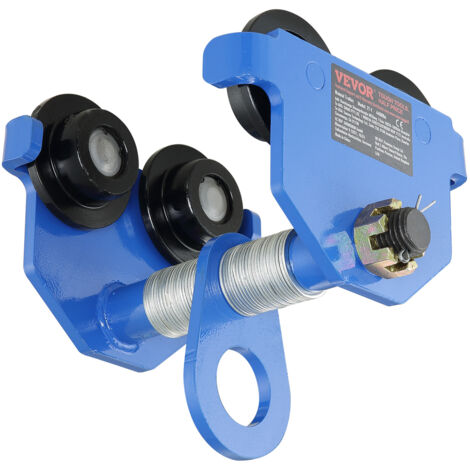 BIAXJUNY Beam Trolleys, 2 Wheel, 4 Count, Alloy Steel, 6