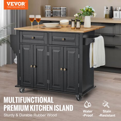 VEVOR Kitchen Island Cart, 43