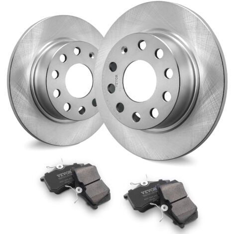 Rear Brake Rotors ＆ Ceramic Pads for 2005-2010 Honda Odyssey Goodyear PRK59795R並行輸入