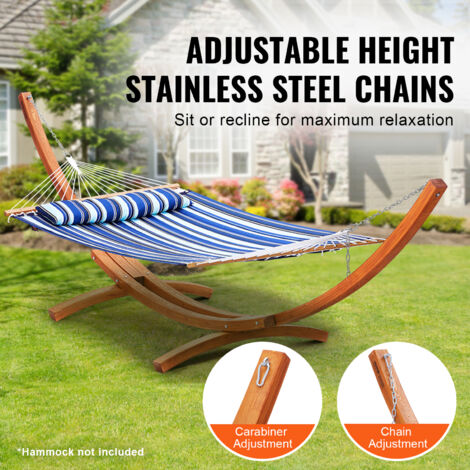VEVOR Wooden Hammock Stand, 475 lbs Capacity Universal Person