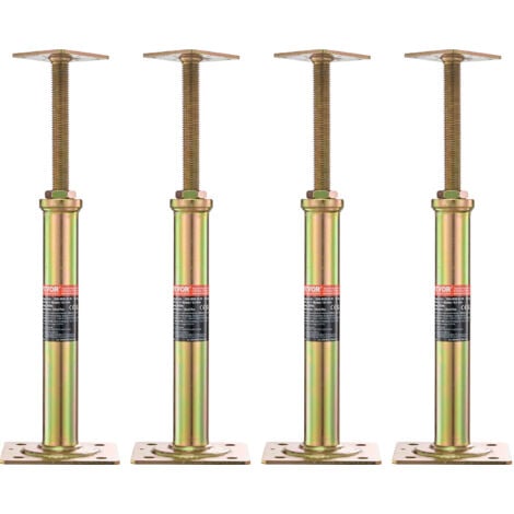 Adjustable House Floor Jacks For Leveling, 11.6" -16" Height Range