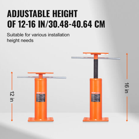 VEVOR Adjustable House Floor Jack - 11200 Lbs Capacity, 54-150 Inch Height, Telescoping Steel Jack Post For Beams & Support