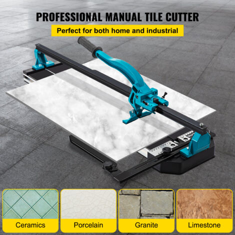 Mophorn 47 Inch Tile Cutter, Single Rail, Double Brackets, 3/5 in Cap, Precise Laser, Manual Tile Cutter for Porcelain and Ceramic Floor Tiles
