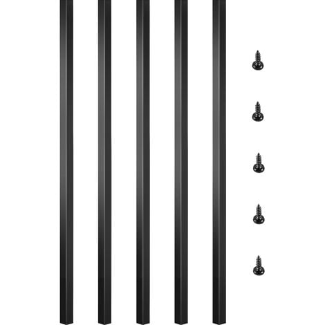 VEVOR Deck Balusters Metal Deck Spindles 101 Pack inch cm Aluminum ...