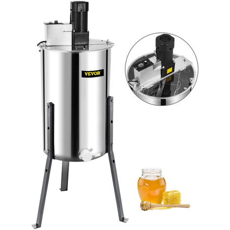 VEVOR 2 Frame Electric Honey Extractor Separator Stainless Steel Bee ...