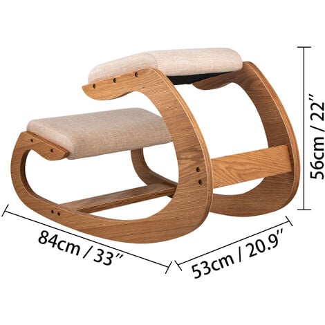 Mophorn Ergonomic Kneeling Chair 220LB Load Capacity Posture Desk