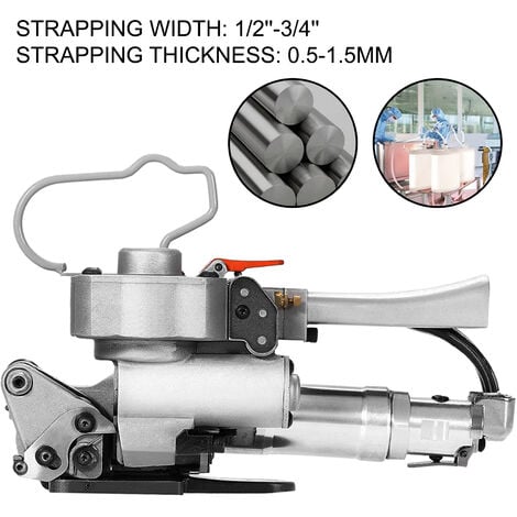 VEVOR A19 Pneumatic Strapping Tool, Hand Held Strapping Machine 1/2" To ...